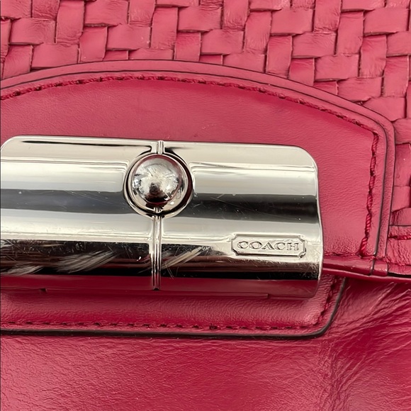 Coach Cherry Woven Shoulder Bag - Picture 15 of 15